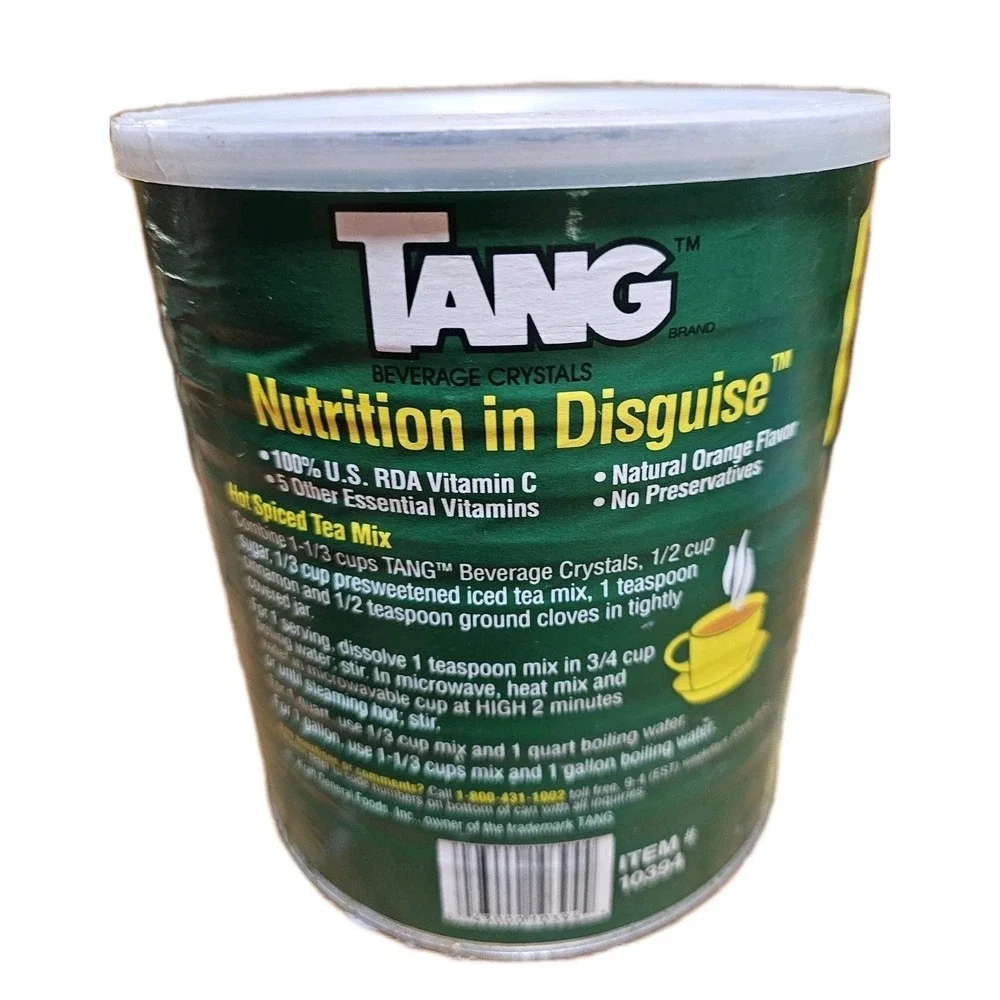 VTG 5‎ Lb Tang Natural Orange Flavor EMPTY Container
